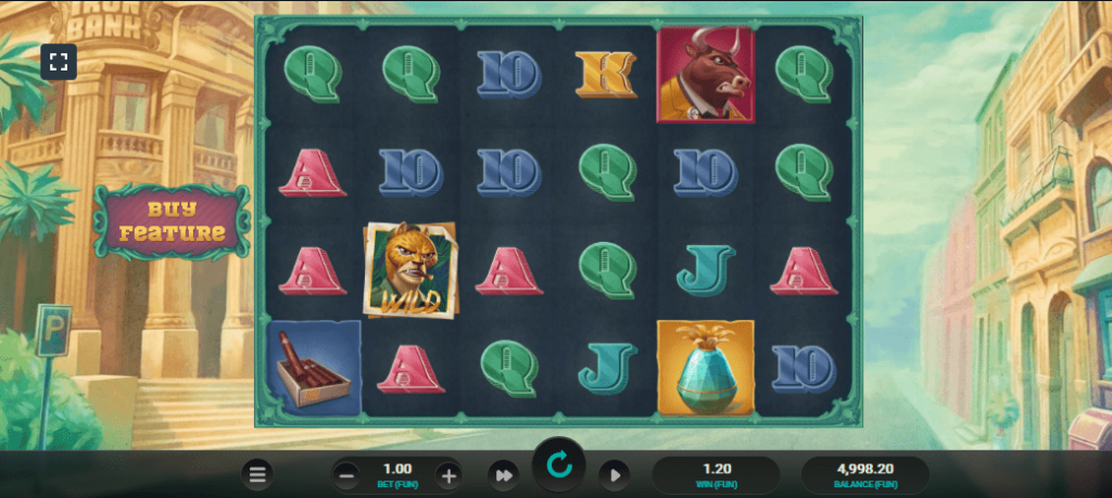 símbolos do jogo Iron Bank