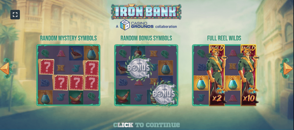 Slot de jogo Iron Bank
